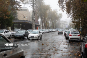 بارش باران در محور بجنورد به جنگل گلستان