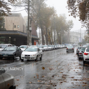 بارش باران در محور بجنورد به جنگل گلستان