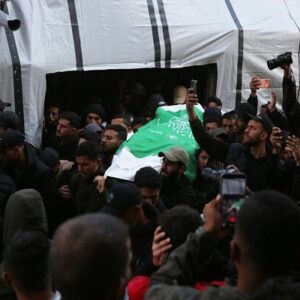 حماس ترور فرمانده ارشد قسام را تایید کرد؛ مراسم تشییع رائد سعد+ تصاویر