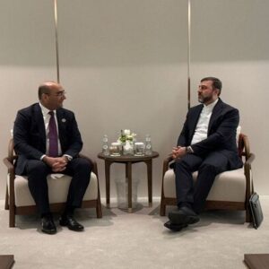 دیدار غریب‌آبادی با معاون سازمان‌های بین‌المللی وزارت خارجه ازبکستان