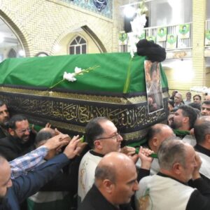 برگزاری مراسم تشییع پیکر آیت الله شاهچراغی در سمنان