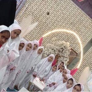 برگزاری جشن تکلیف دختران پایه‌سومی در دلگان