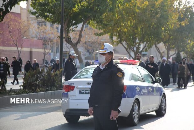 وداع استان سمنان با آیت الله شاهچراغی