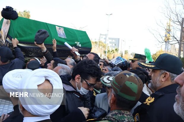 وداع استان سمنان با آیت الله شاهچراغی