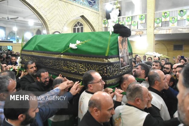 وداع استان سمنان با آیت الله شاهچراغی