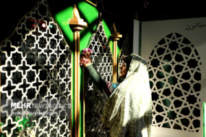 غبارروبی امامزاده زبیده خاتون همدان