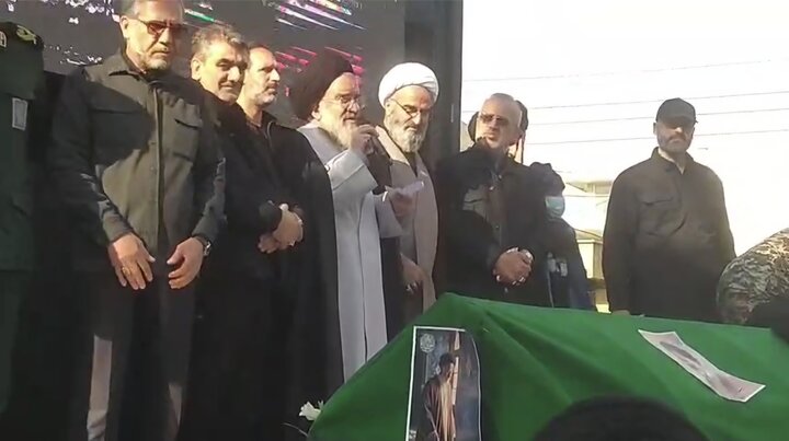 سخنرانی آیت‌الله سیداحمد خاتمی در مراسم تشییع پیکر آیت‌الله شاهچراغی