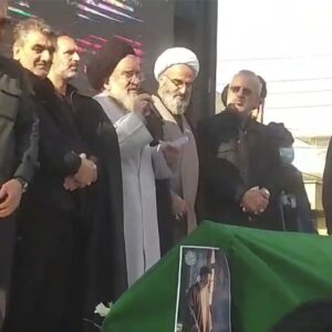 سخنرانی آیت‌الله سیداحمد خاتمی در مراسم تشییع پیکر آیت‌الله شاهچراغی