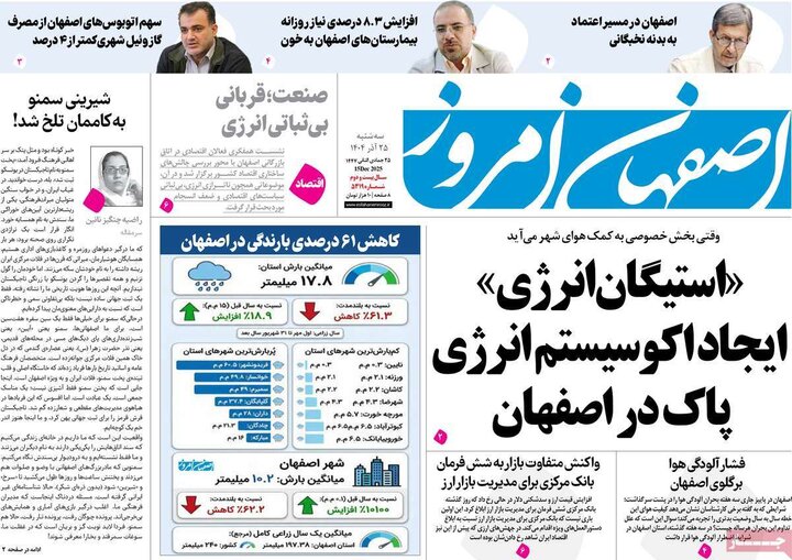 روزنامه اصفهان