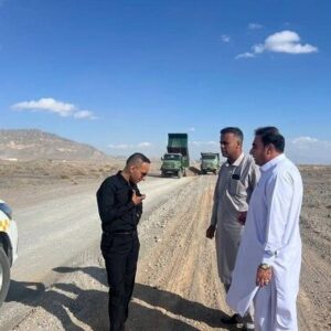 ریسباف: عملیات احداث راه روستایی تل‌گزی خاش آغاز شد