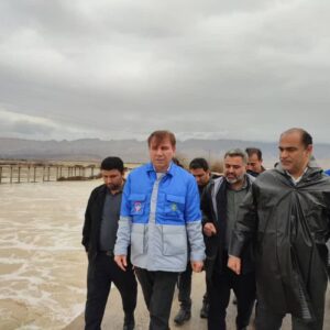 استاندار بوشهر وضعیت بارندگی در عسلویه را بررسی کرد