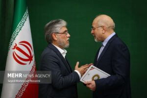 دیدار وزیر علوم و روسای دانشگاه‌ها با رئیس مجلس شورای اسلامی