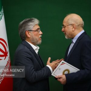 دیدار وزیر علوم و روسای دانشگاه‌ها با رئیس مجلس شورای اسلامی