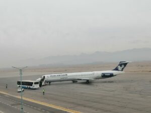 فرود اضطراری هواپیمای بندر عباس، در فرودگاه یزد