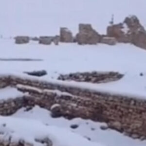 تصاویری از بارش برف در تکاب و چالدران