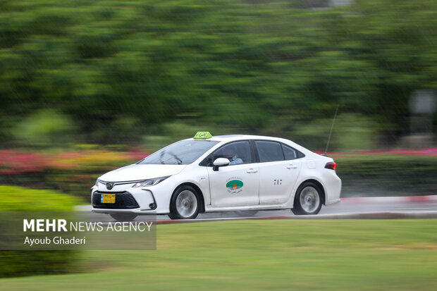 باران پائیزی جزیره کیش