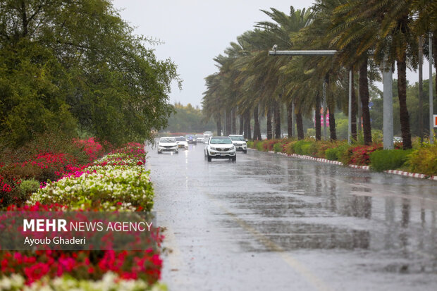 باران پائیزی جزیره کیش