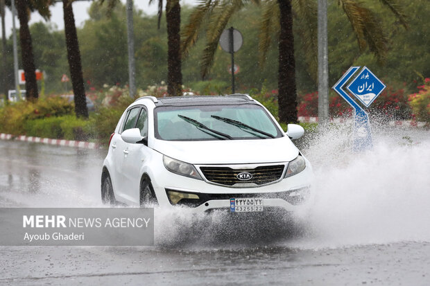 باران پائیزی جزیره کیش