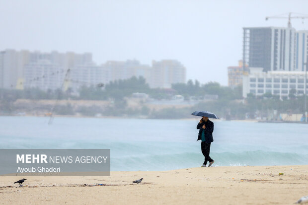 باران پائیزی جزیره کیش