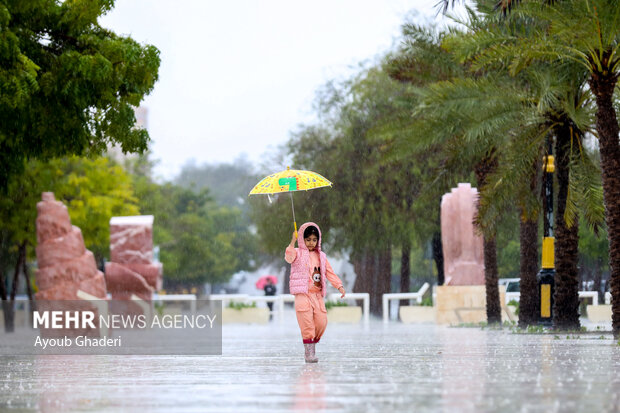 باران پائیزی جزیره کیش