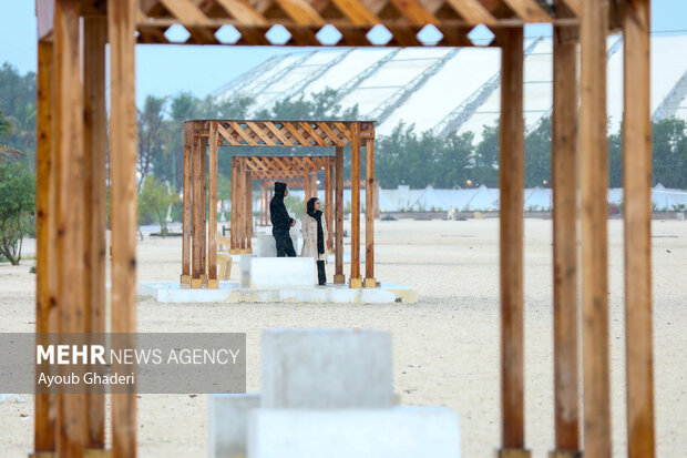 باران پائیزی جزیره کیش