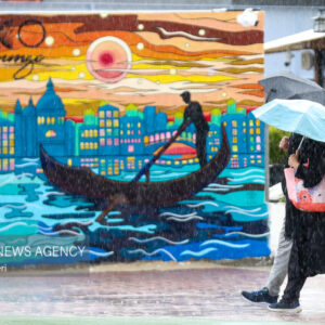 باران پائیزی جزیره کیش