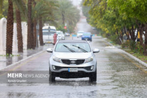 بارش باران در بیرجند