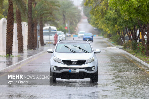 باران پائیزی جزیره کیش
