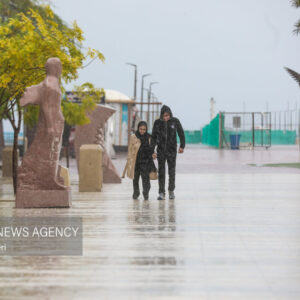 بارش باران پاییزی در بندر چابهار