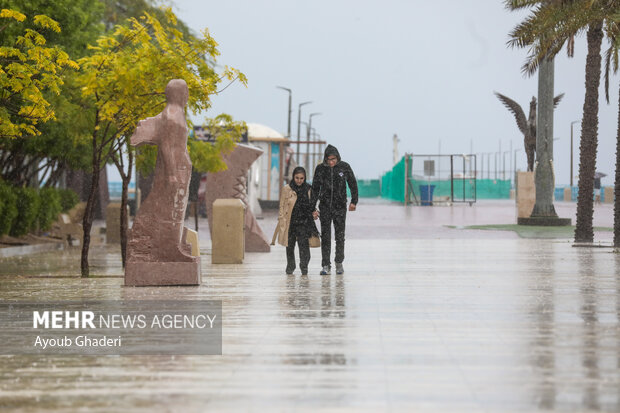 باران پائیزی جزیره کیش