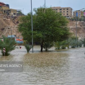 باران و آبگرفتگی محلات در بندرعباس
