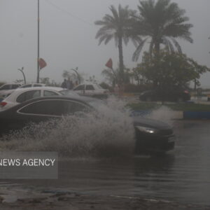 وضعیت محور بندرعباس – حاجی آباد پس از بارش باران