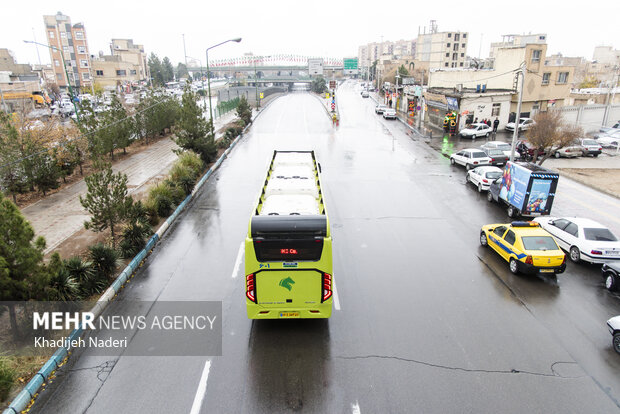 آیین رونمایی از نخستین ناوگان اتوبوس برقی کلانشهر اصفهان