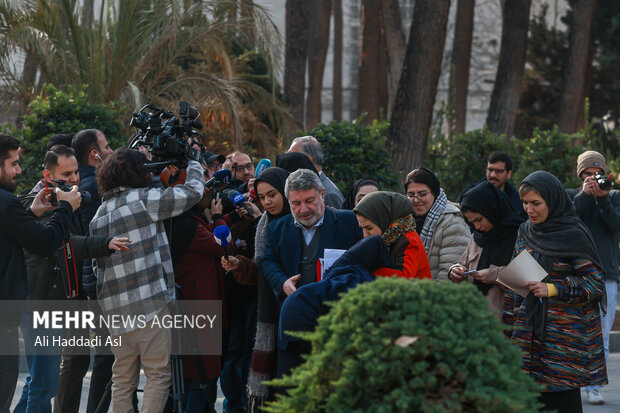 الیاس حضرتی رئیس شورای اطلاع رسانی دولت در حاشیه جلسه هیئت دولت  