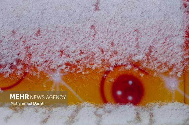 بارش اولین برف پاییزی در اردبیل