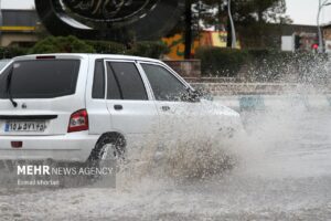ثبت ۴۱.۵ میلی‌متر بارش باران در کاشمر طی ۴۸ ساعت گذشته