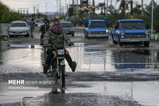 زیبایی طبیعت هشتبندی هرمزگان پس از باران