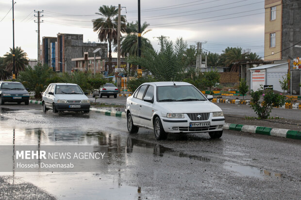 زیبایی طبیعت هشتبندی هرمزگان پس از باران