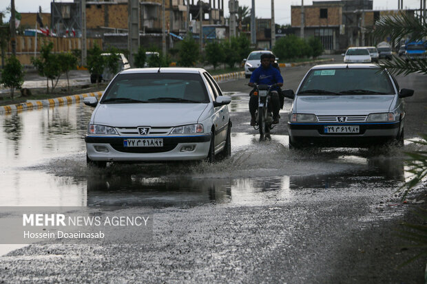 زیبایی طبیعت هشتبندی هرمزگان پس از باران