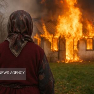 روایت تلخ یک آتش سوزی در رشت؛ مادری که خانه‌اش را از دست داد