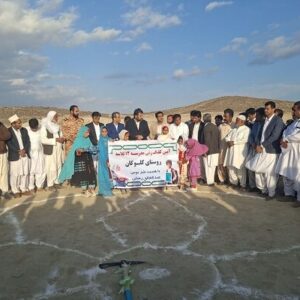 کلنگ زنی سه پروژه آموزشی در سیب و سوران