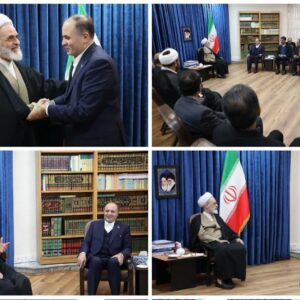 وزیر جهاد کشاورزی با مدیر حوزه‌های علمیه در قم دیدار کرد