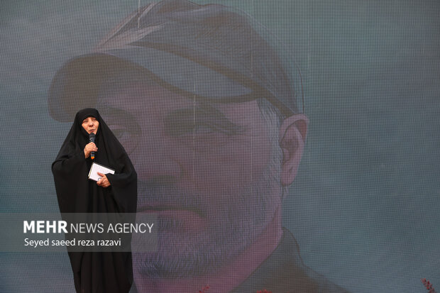 آیین بدرقه کاروان «سرباز وطن»