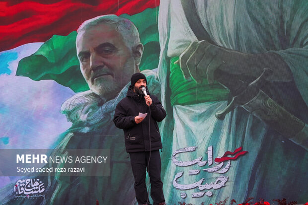 آیین بدرقه کاروان «سرباز وطن»