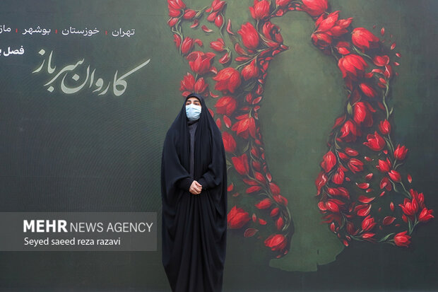 آیین بدرقه کاروان «سرباز وطن»