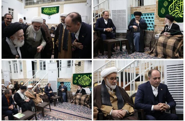 وزیر جهاد کشاورزی با آیت الله شبیری زنجانی دیدار کرد