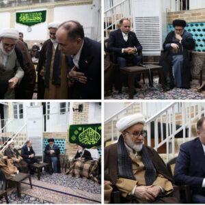 وزیر جهاد کشاورزی با آیت الله شبیری زنجانی دیدار کرد