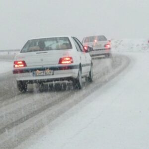 محور برفی قوچان به درگز