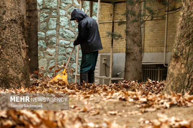 آخرین روزهای پاییز تهران