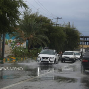 بارندگی شدید در بندرعباس